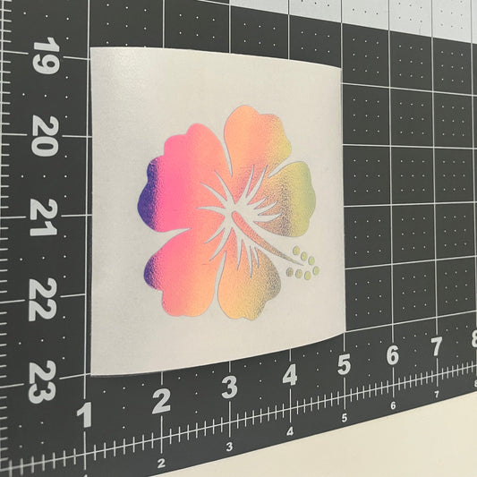 Hibiscus  Decal | Hawaiian Flower | Car Decal | Computer Decal