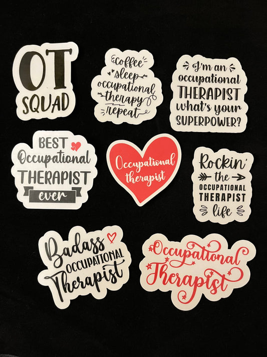 Occupational Therapist Sticker Pack